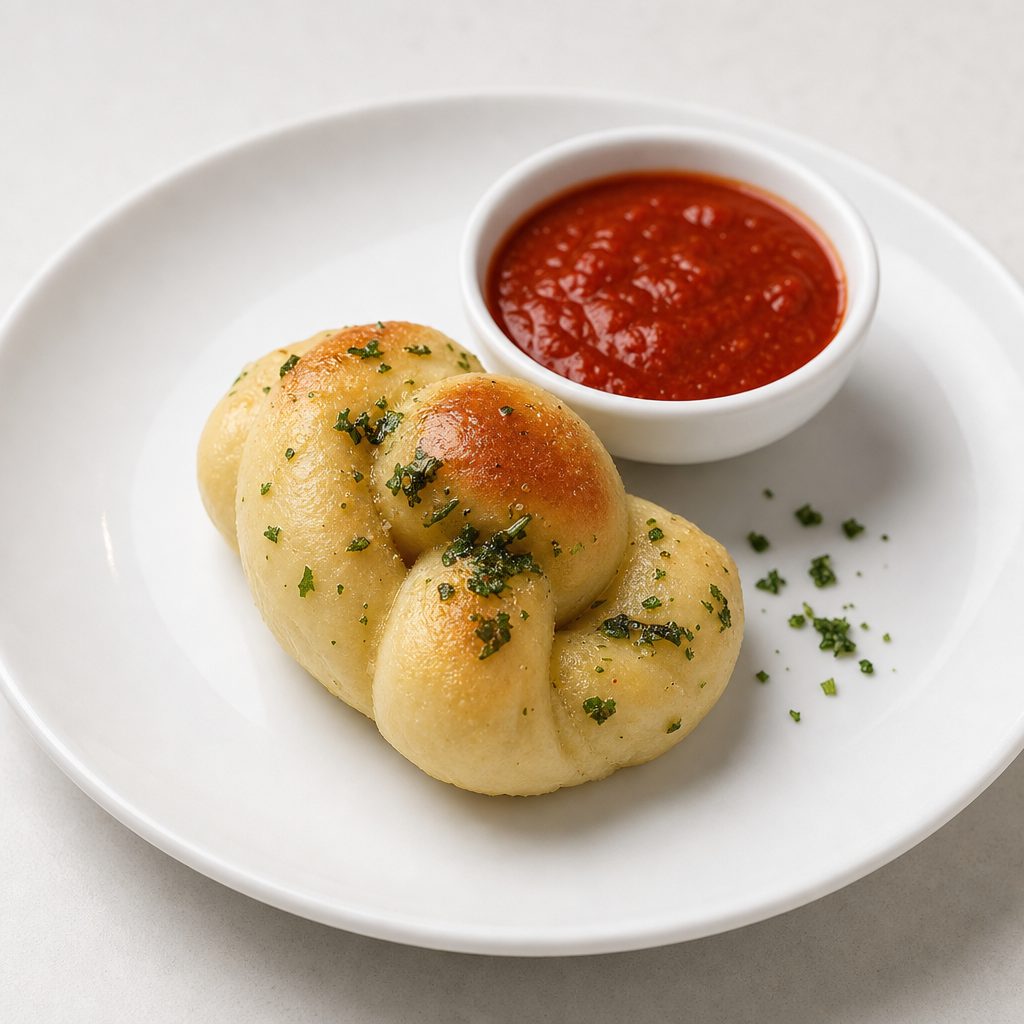 Single Garlic Knot.