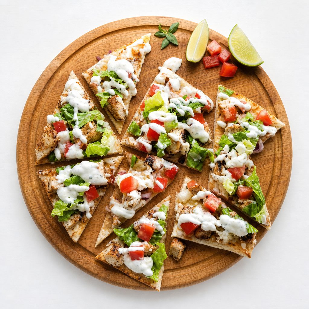 20 Chicken Gyro Pizza.