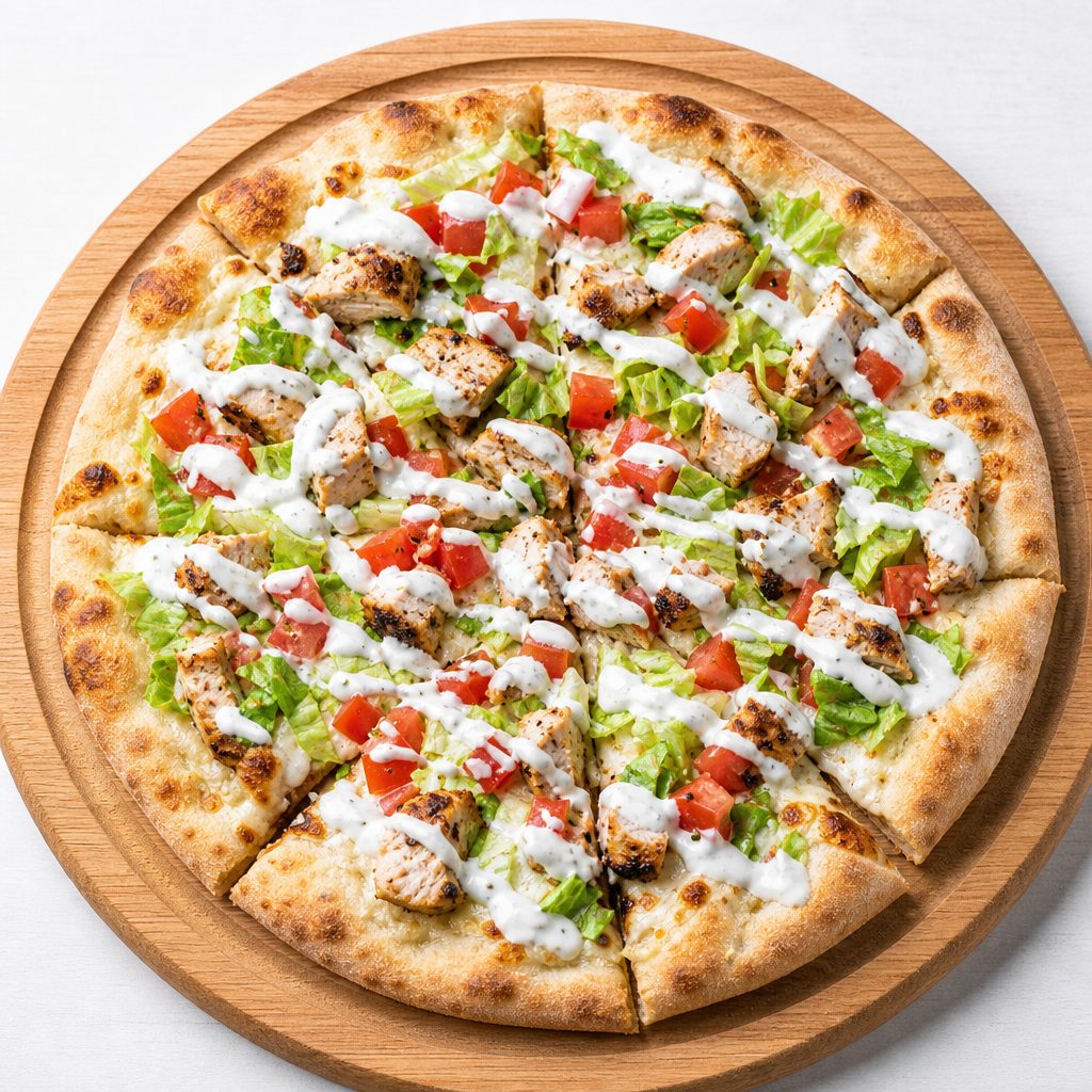 16 Chicken Gyro Pizza.