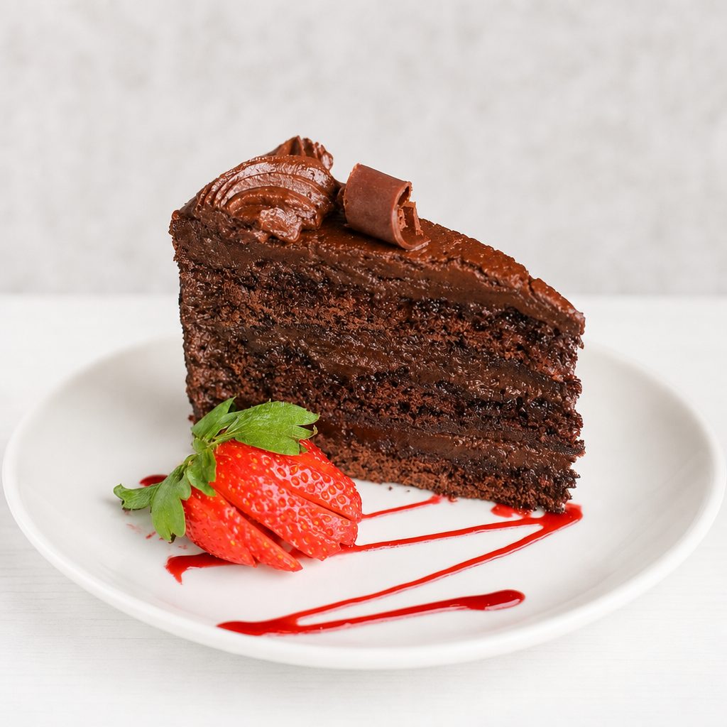 Triple Chocolate Cake.