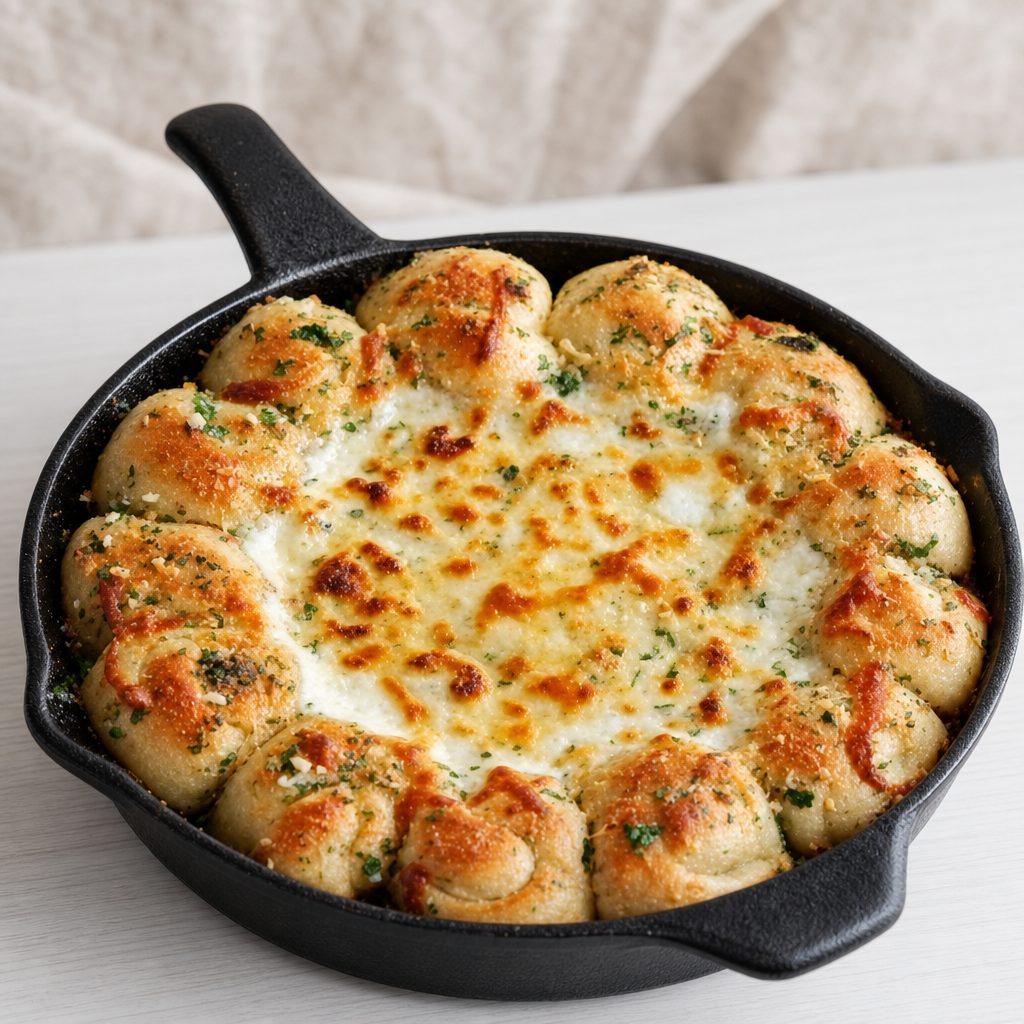 Cheesy Garlic Knots.