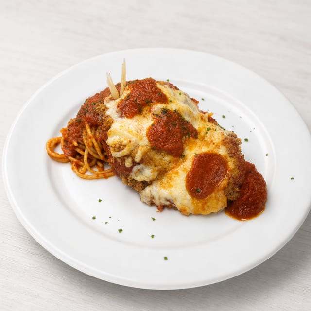 Eggplant parm pasta.