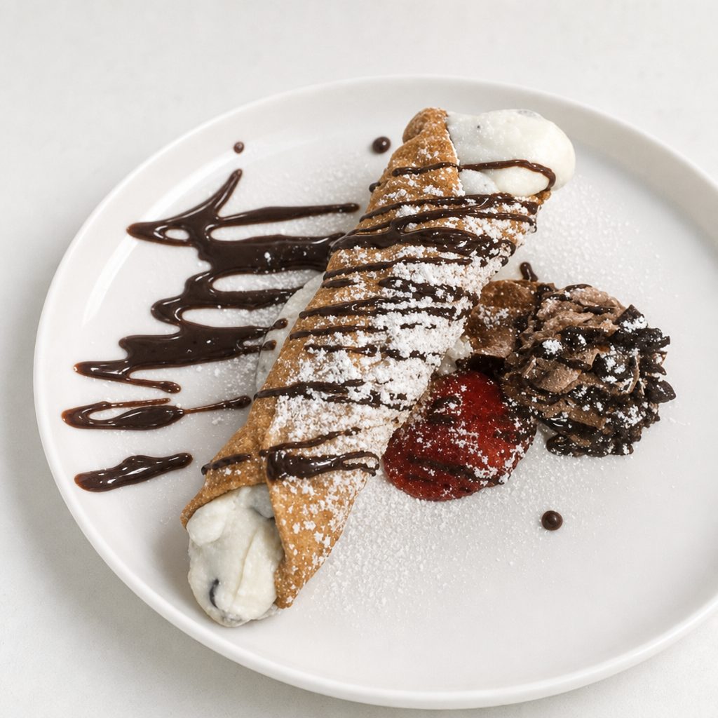 Chocolate Cannoli.