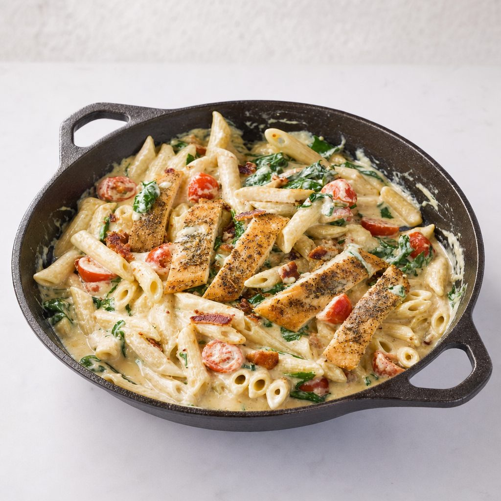 Grilled Chicken Alfredo.