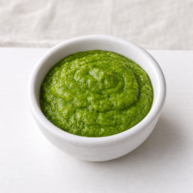 Homemade Pesto (no nuts).
