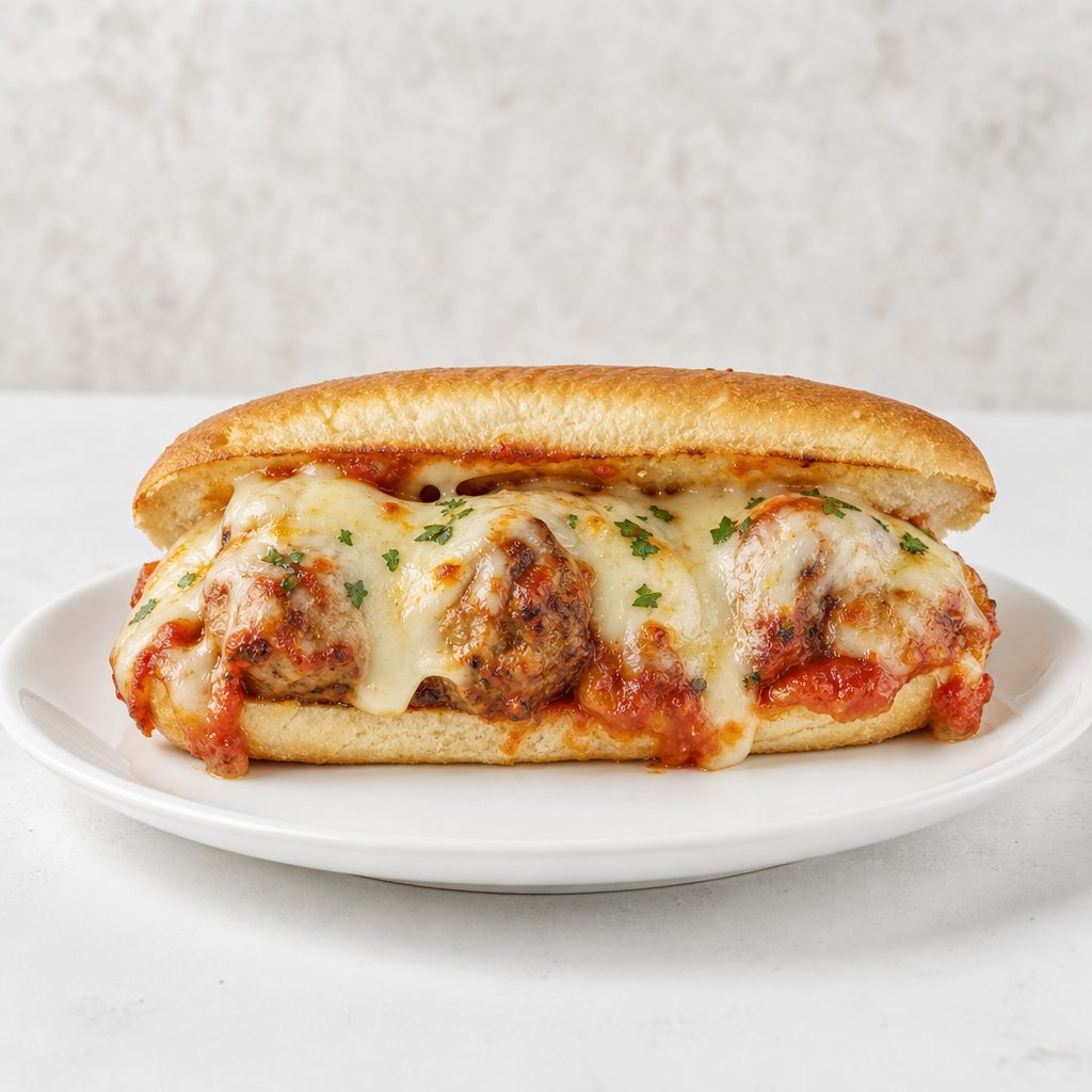 Meatball Parm Sub.