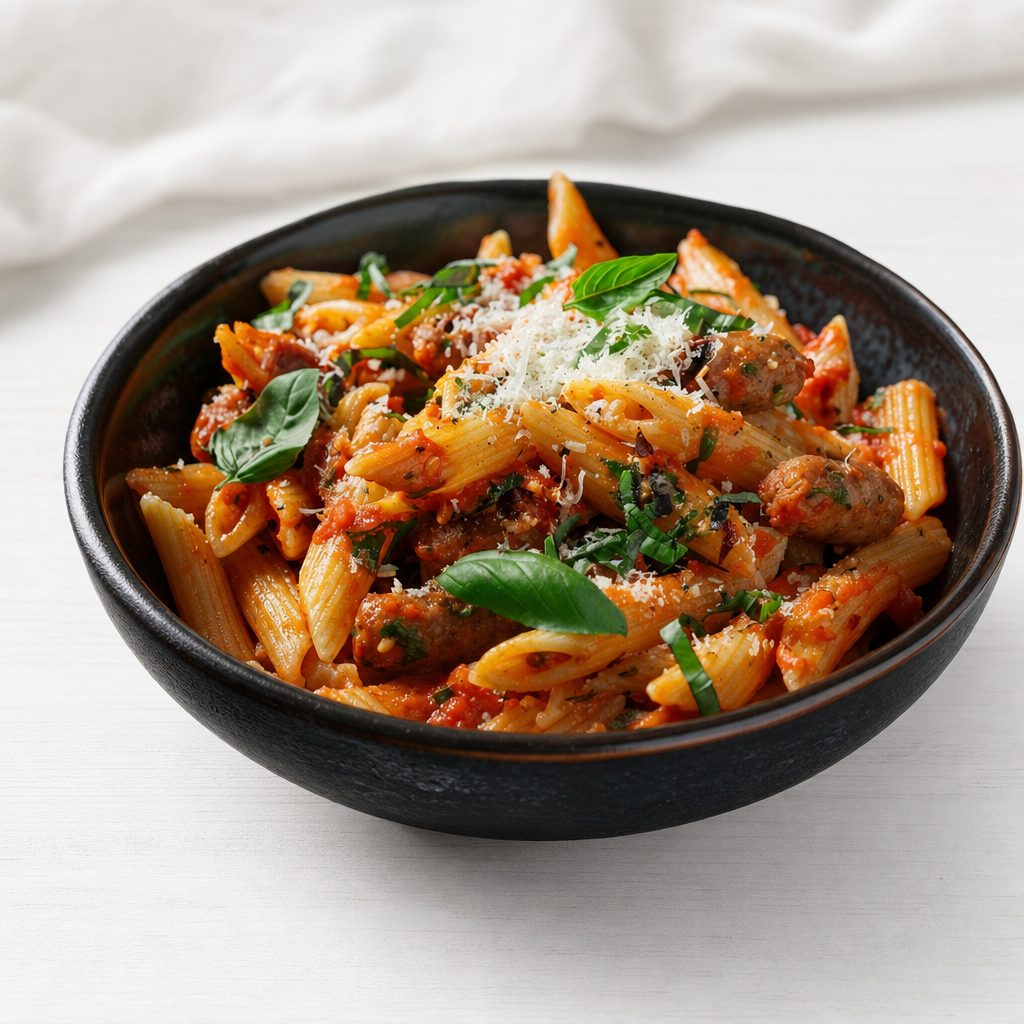 Sausage pasta.
