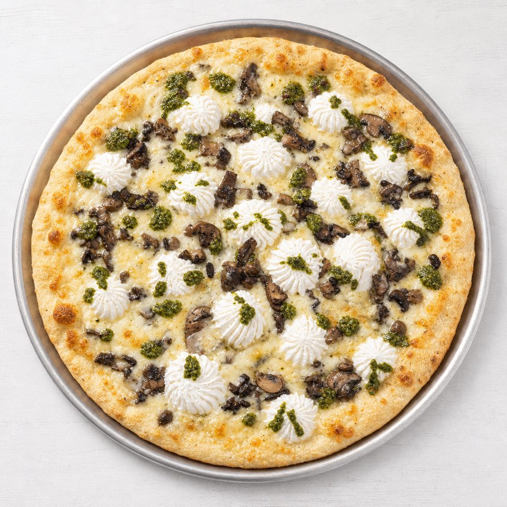 20" 4 Cheese and Mushroom.