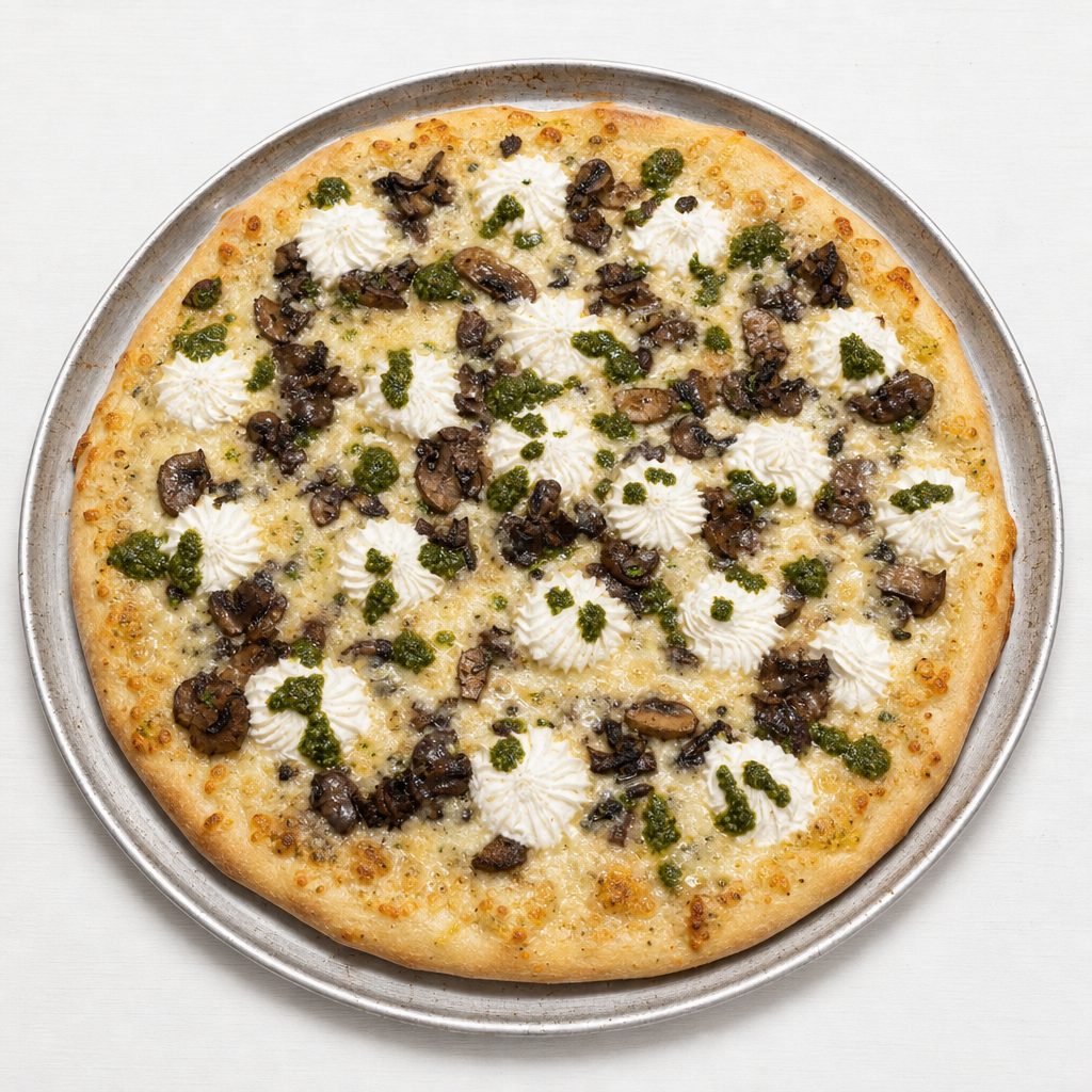 16' 4 Cheese and Mushroom.