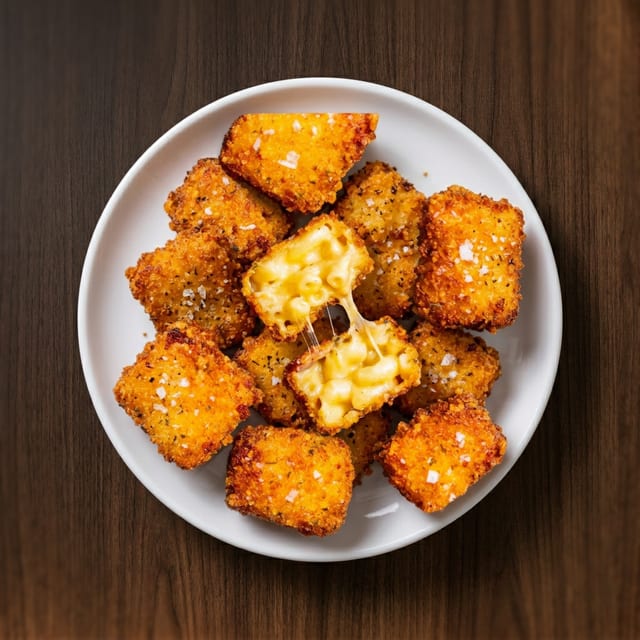 Jalapeño Mac & Cheese bites.
