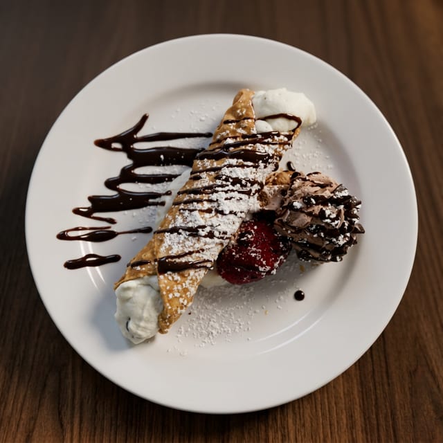 Chocolate Cannoli.