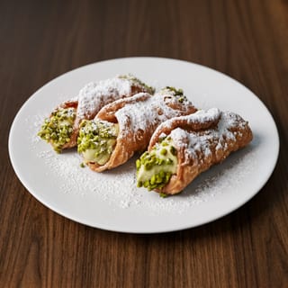 Pistashio Cannoli