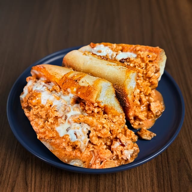 Buffalo chicken cheesesteak.