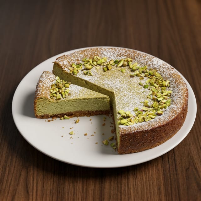 Pistachio Ricotta Cake.