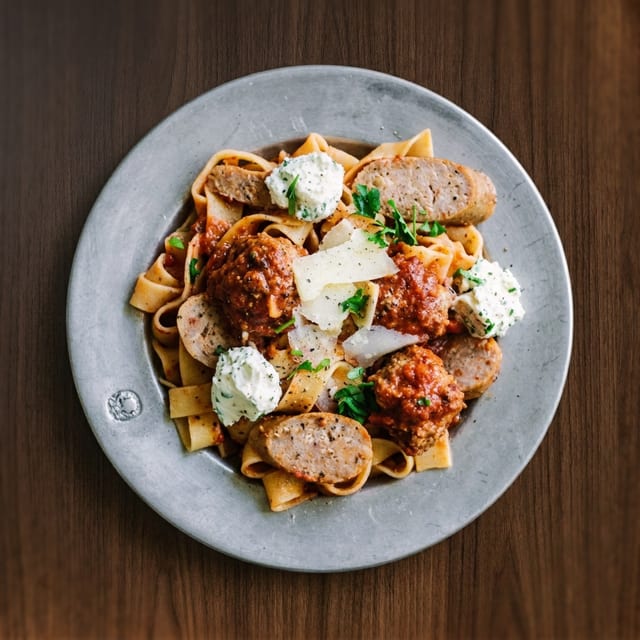 2 meatball 2 Sausage.