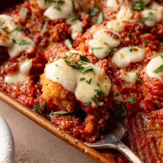 Shrimp Parmesan Pasta