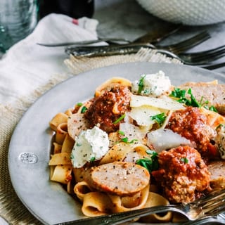 2 meatball 2 Sausage